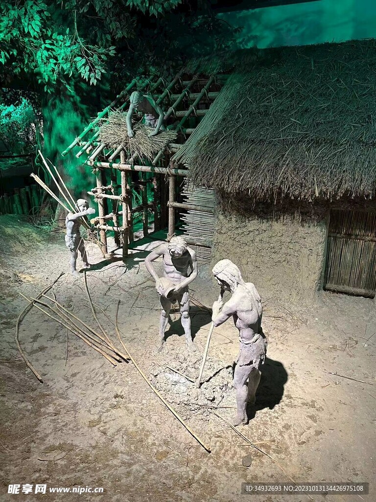 原始人建房
