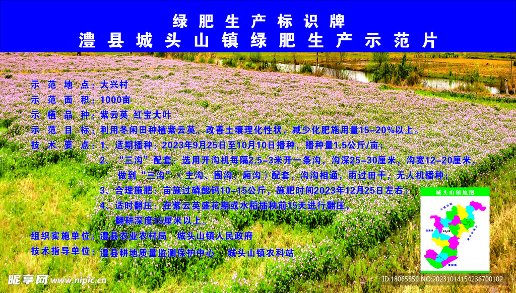綠肥生產示范片