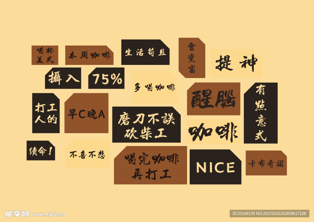咖啡文化墻