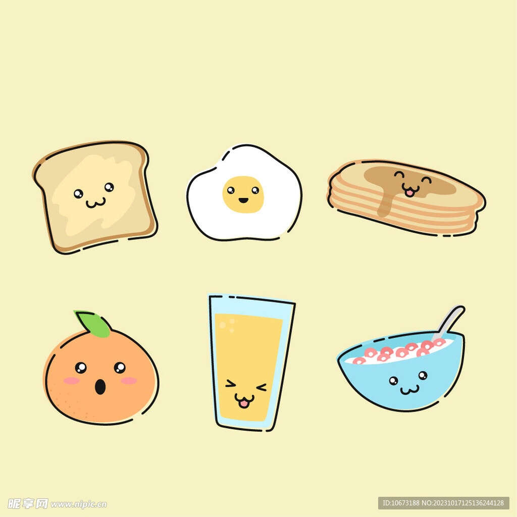 可愛手繪美食
