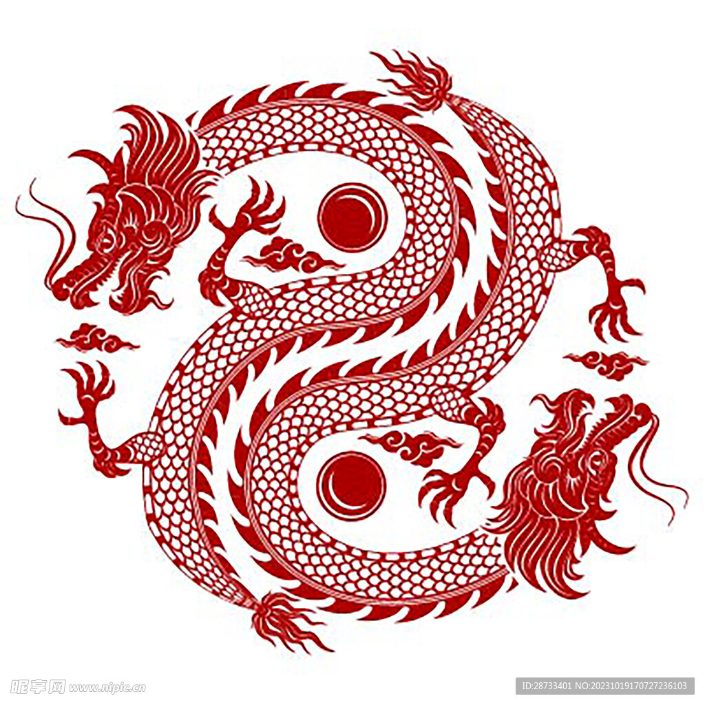 龍年剪紙