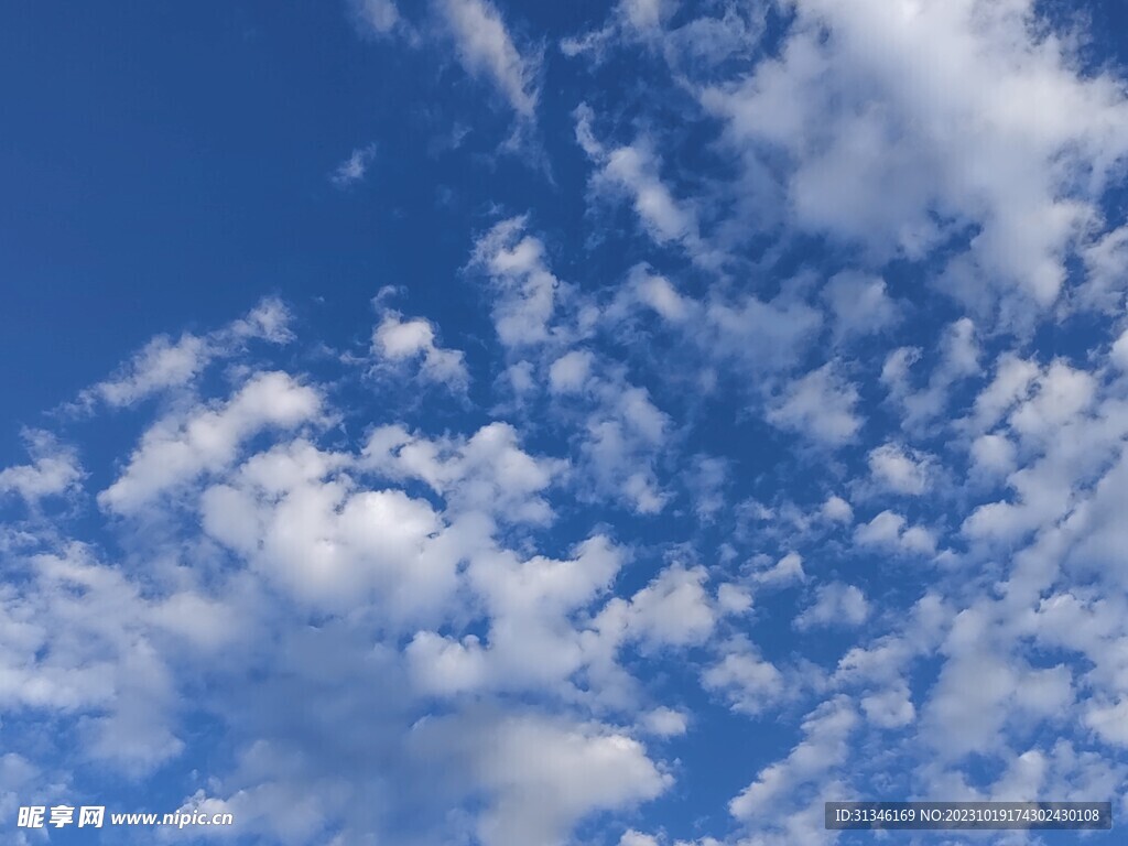 蓝天白云拍摄