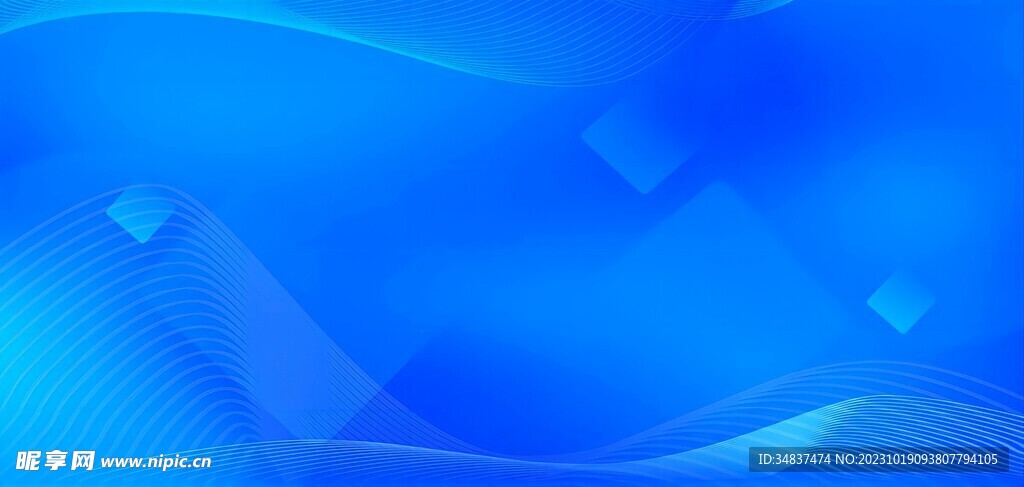 商务科技蓝色方块背景图片
