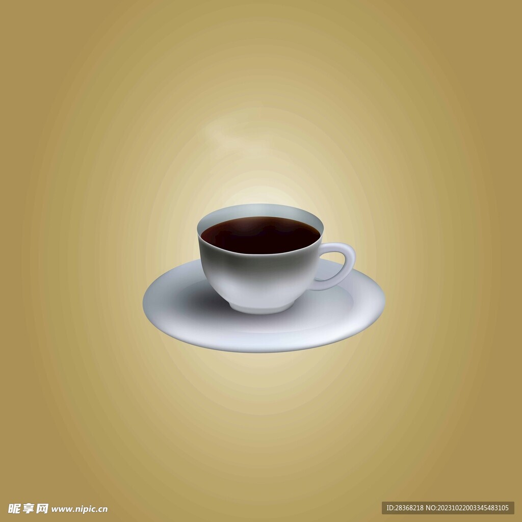茶水咖啡分层素材