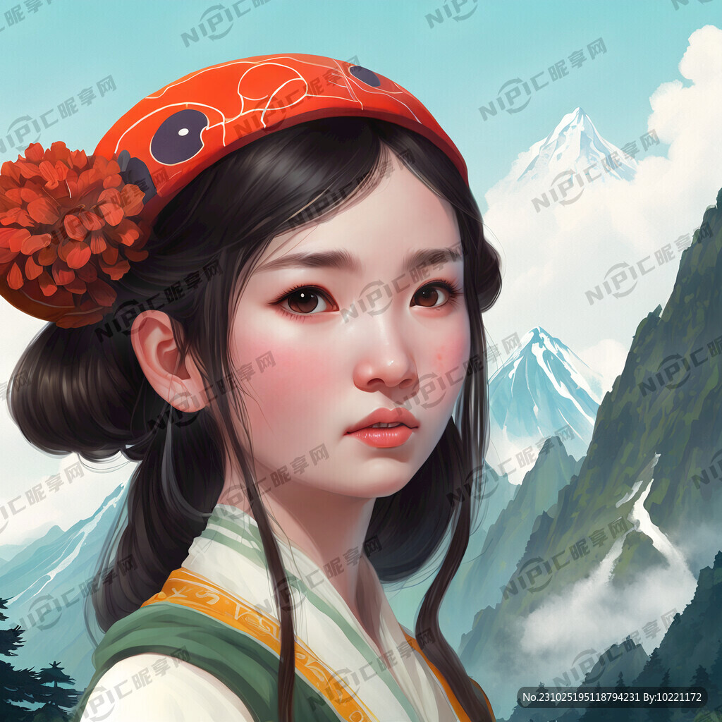 木耳 女孩 大山