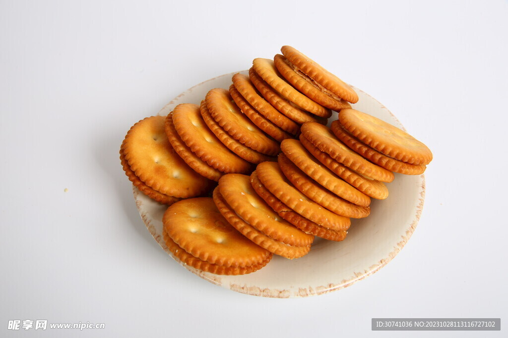 餅干白底圖