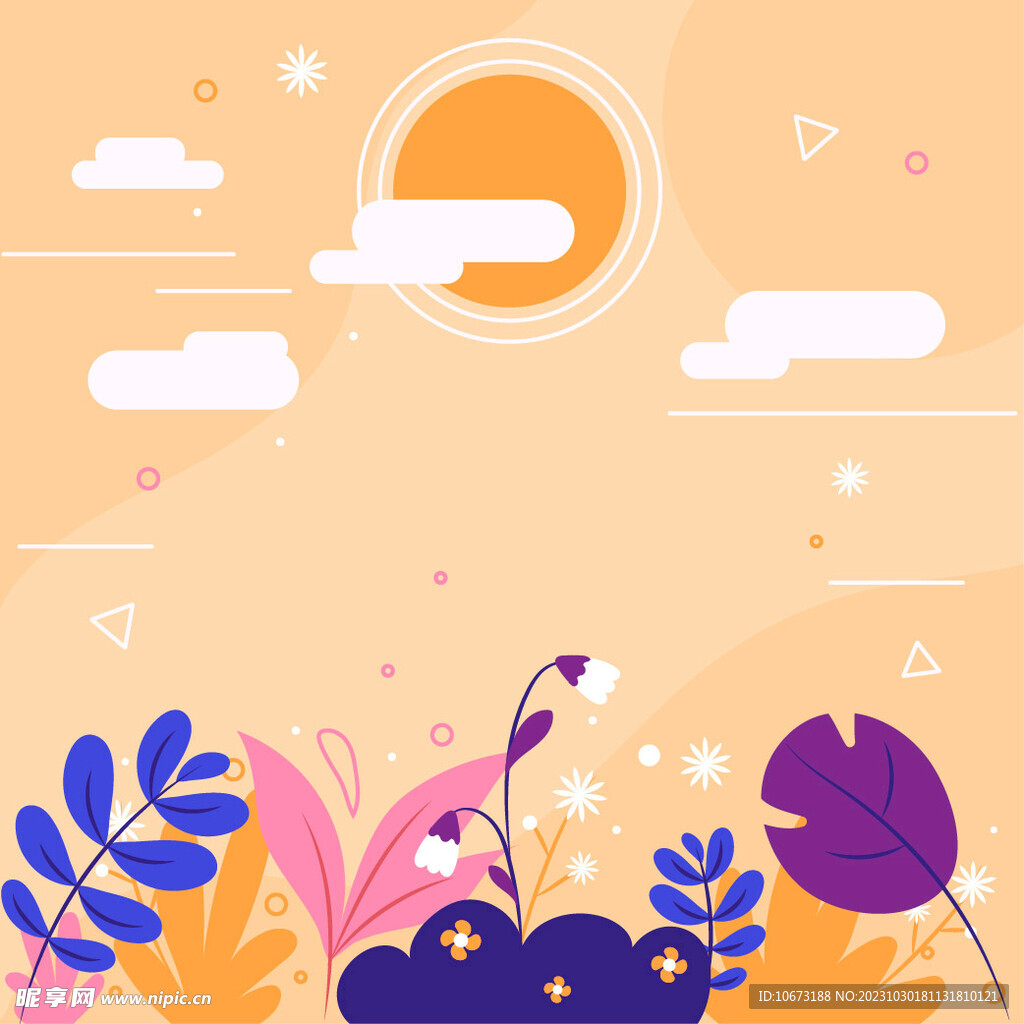 植物花卉背景