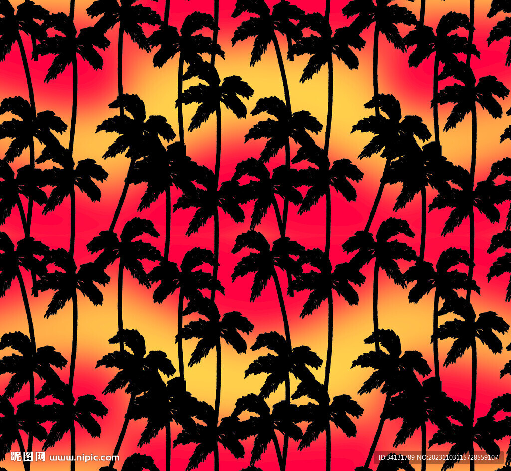 椰子树 热带叶子