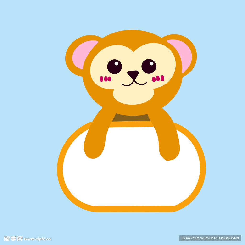 猴子標題框