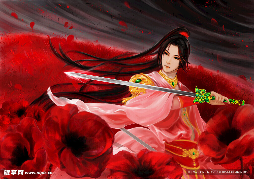 手繪插圖   簡(jiǎn)約   古風(fēng) 