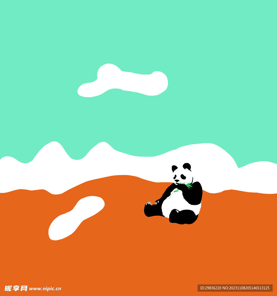熊猫背景