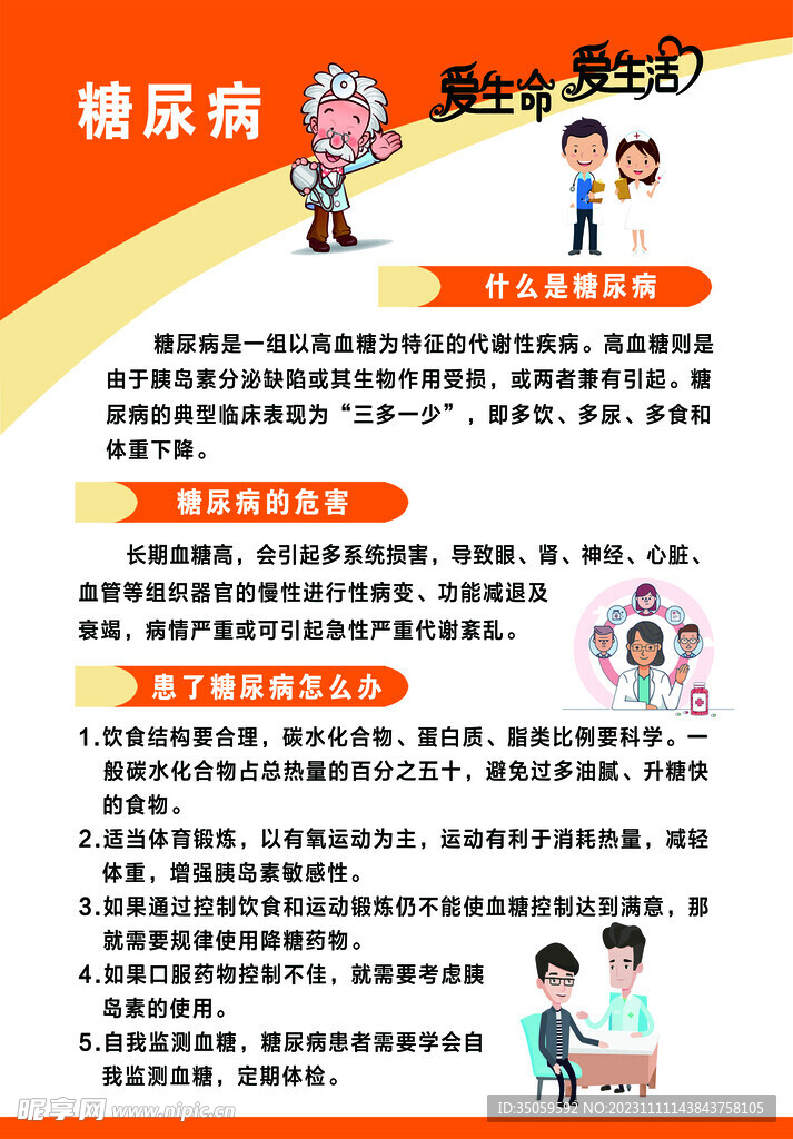 糖尿病展板