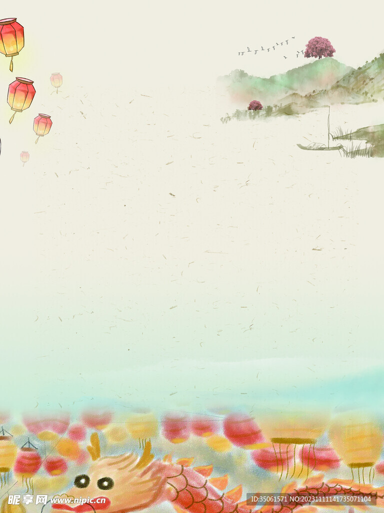 花燈背景 