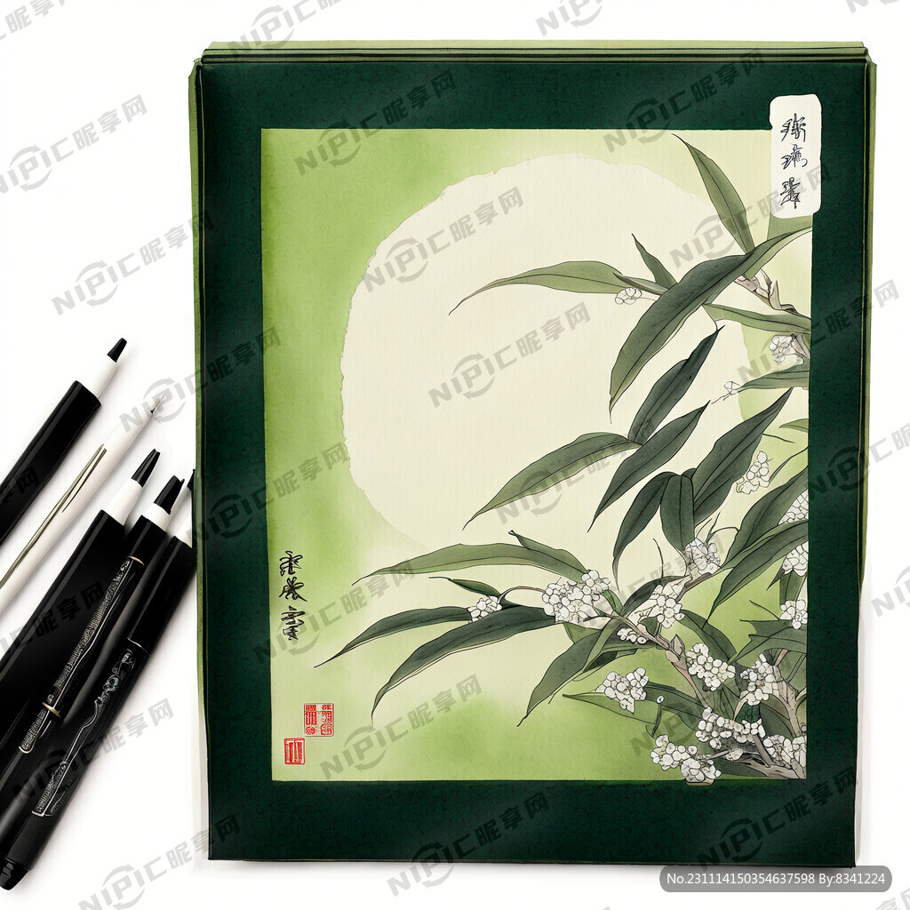 綠色產品黑白紙箱