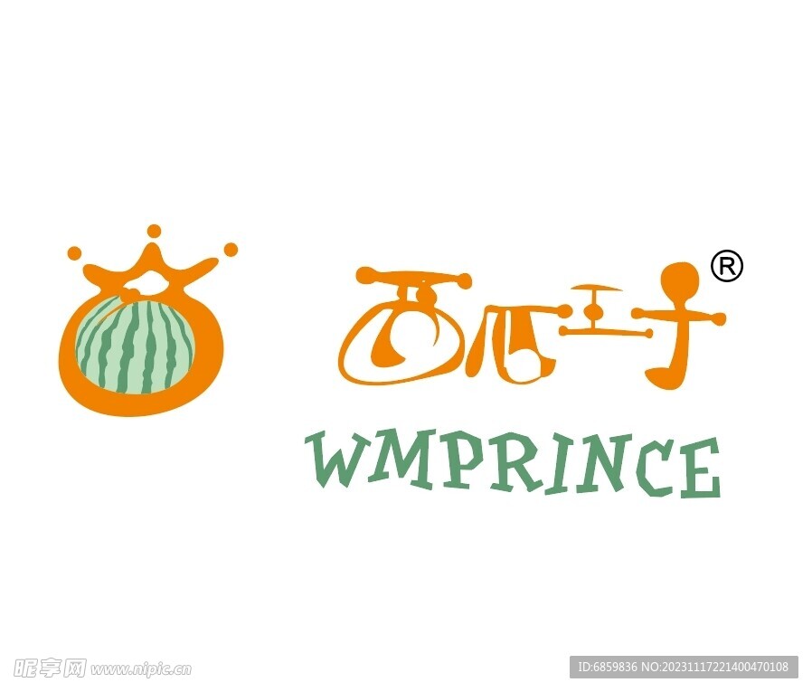 西瓜王子 logo 標(biāo)志