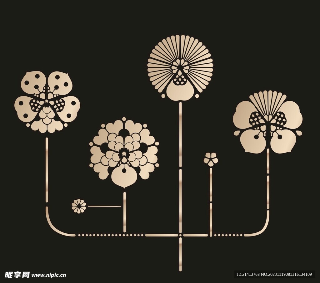 手繪花卉花朵