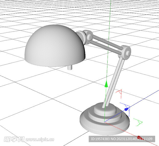 C4D模型 臺燈