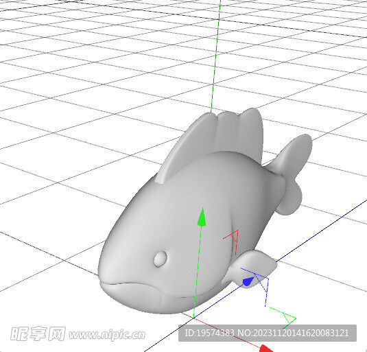 C4D模型  魚 