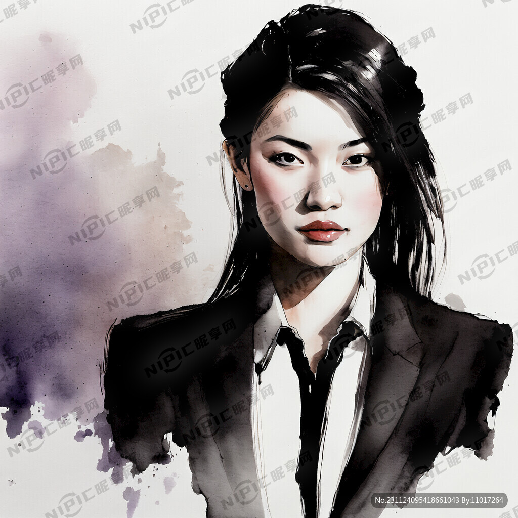 生成一個商務(wù)女性頭像照片