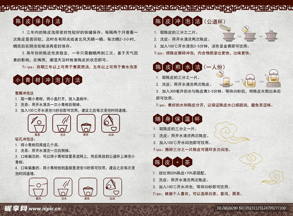 陳皮 折頁