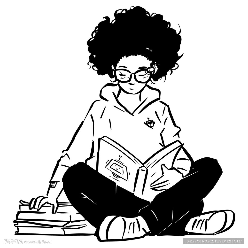 看書女孩