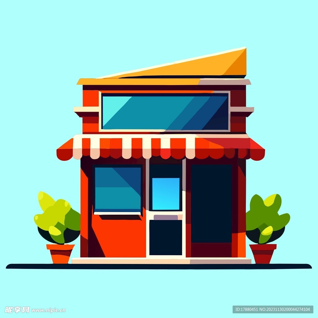 百貨商店插圖
