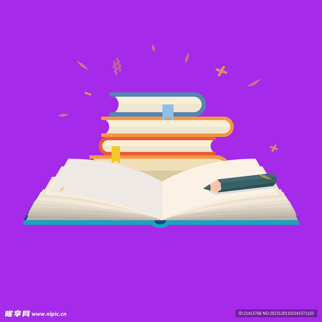 手繪書本讀書 