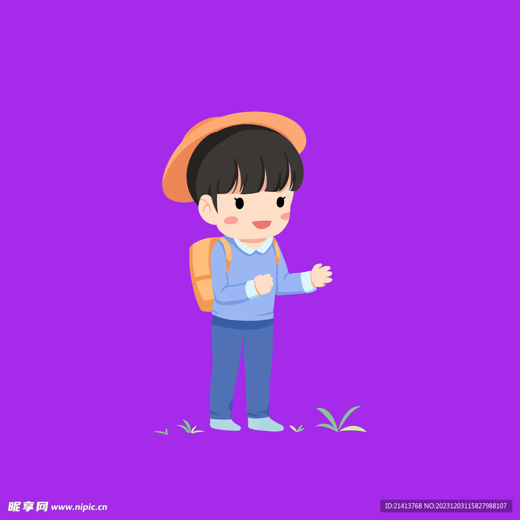 手繪卡通兒童