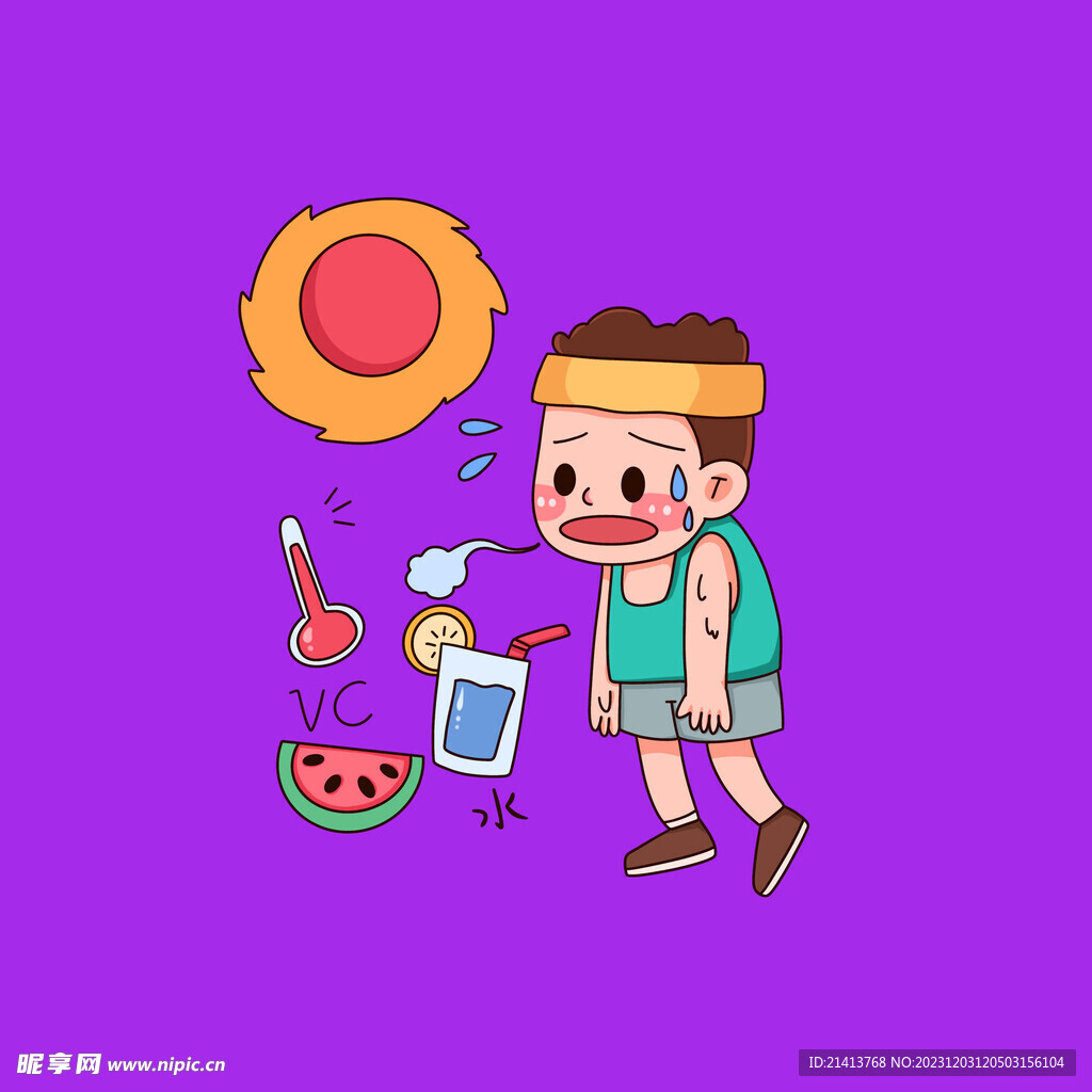 手繪卡通兒童