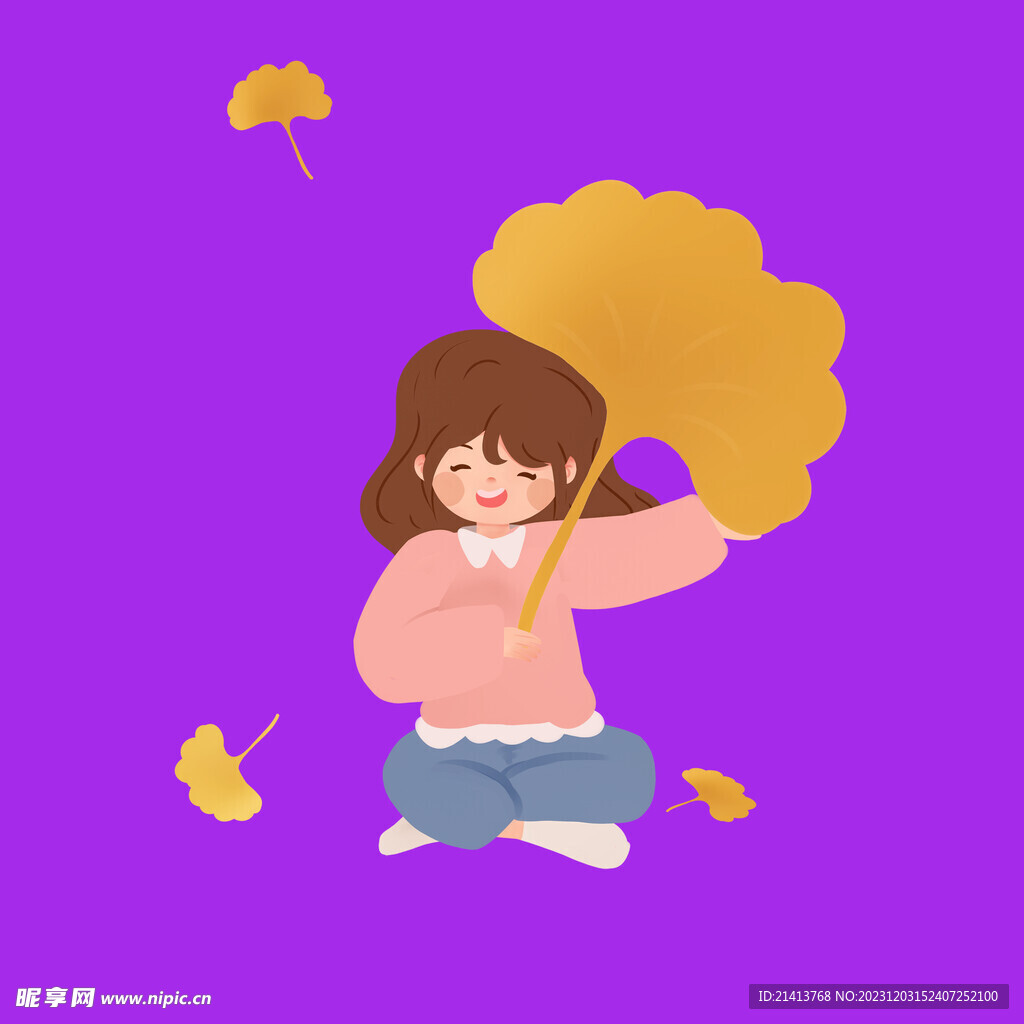 手繪女孩女人
