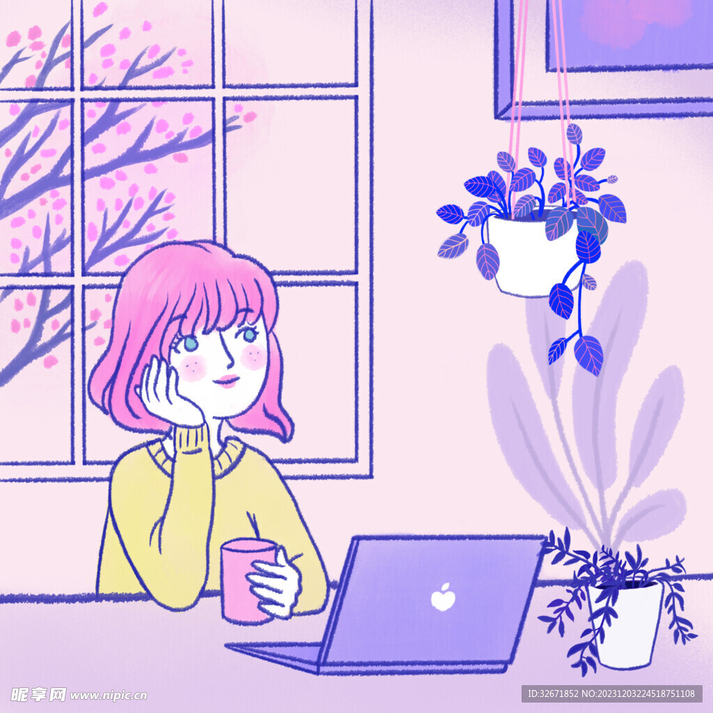 卡通女人
