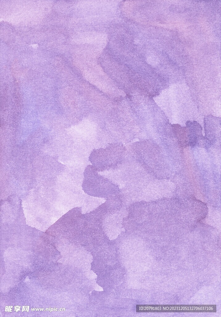 紫色水粉水彩背景