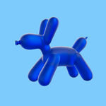 3D气球小狗