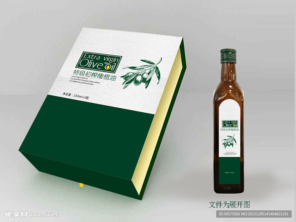 橄榄油包装标签设计