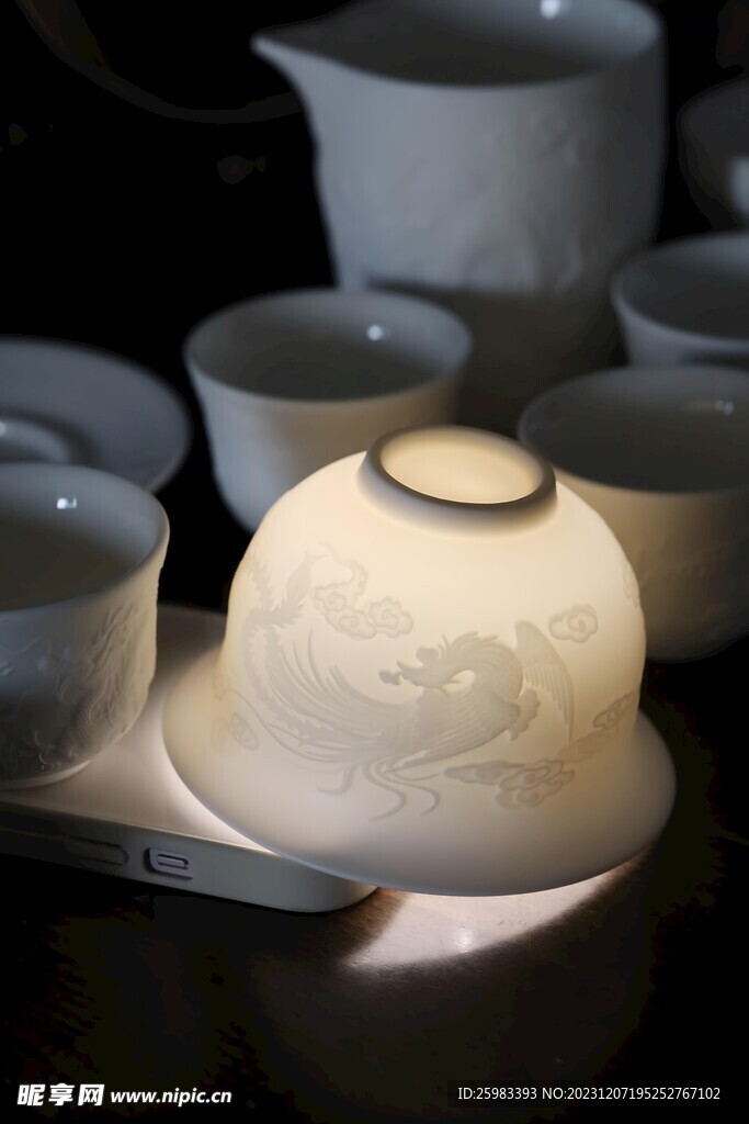玉瓷茶具