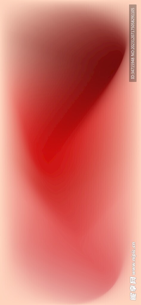 红色渐变3d圆弧玻璃抽象背景