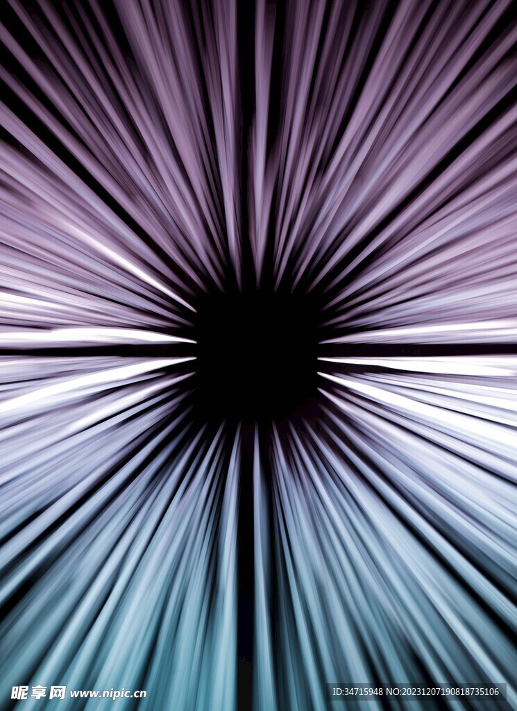 紫色放射状抽象科技线条背景