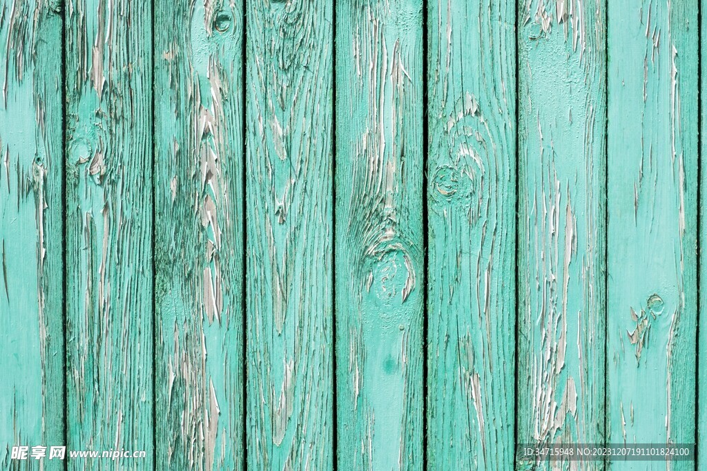 古朴绿色木纹木板背景