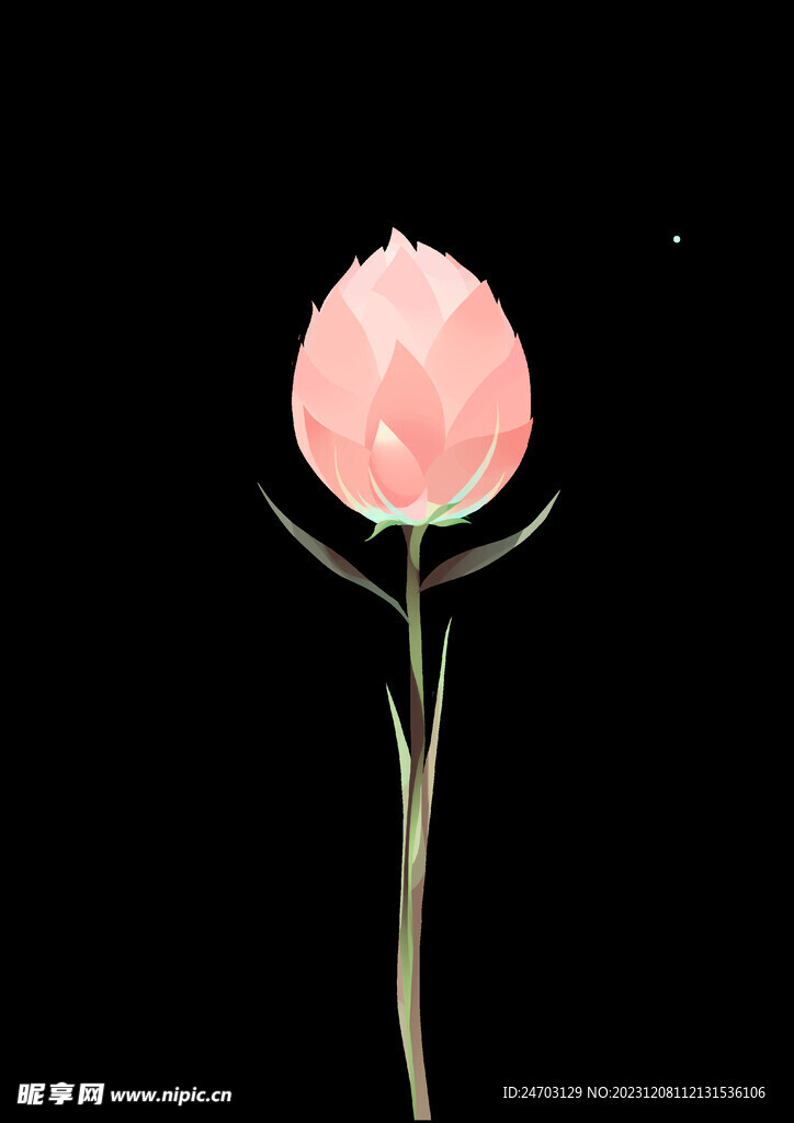 花苞 高清手繪分層