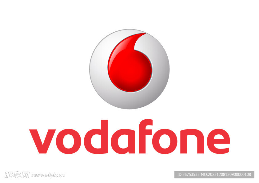 沃达丰 Vodafone 标志