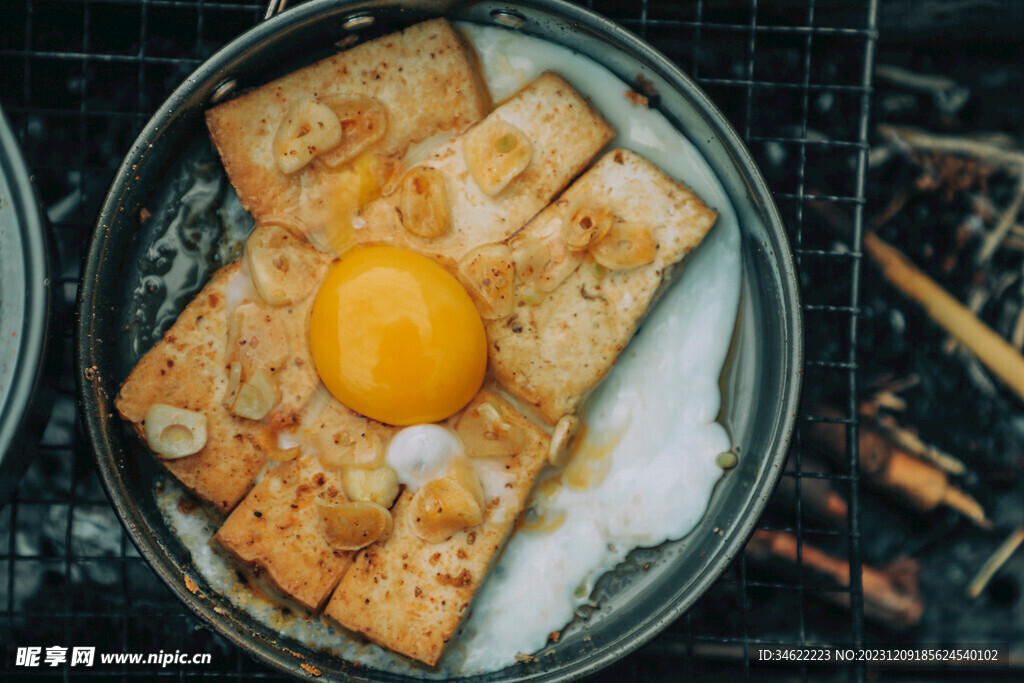 面包片煎蛋