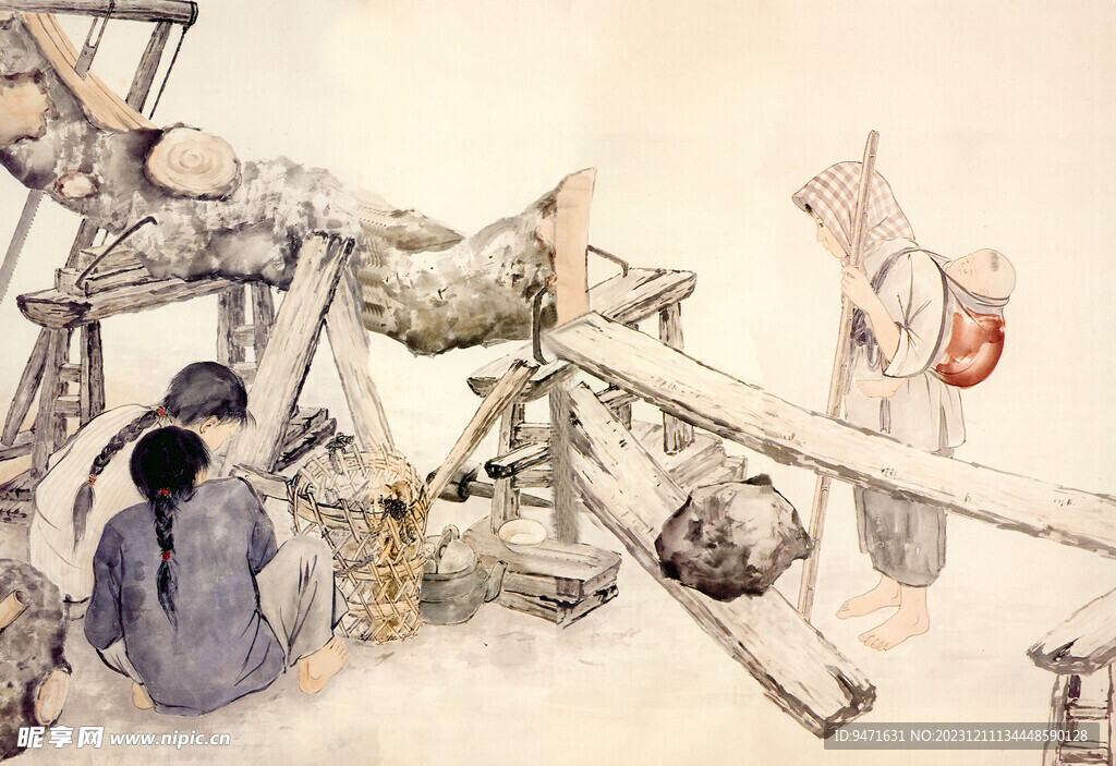 關山月作品  