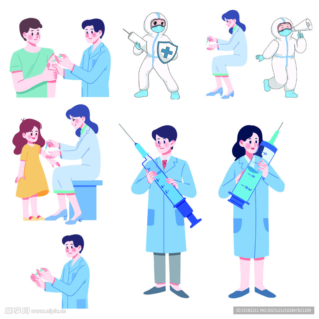 醫療人物插畫