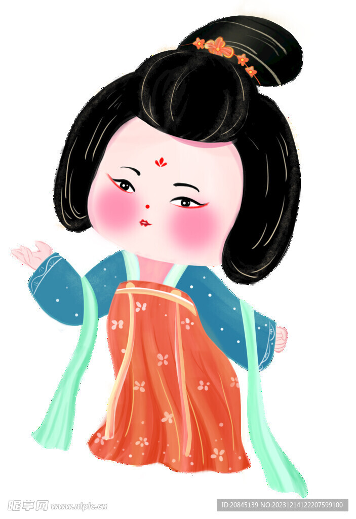 人物 國(guó)潮  插畫(huà)