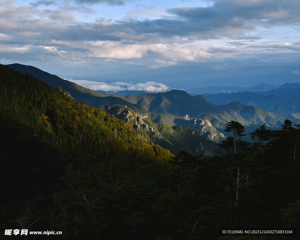 山顶风光