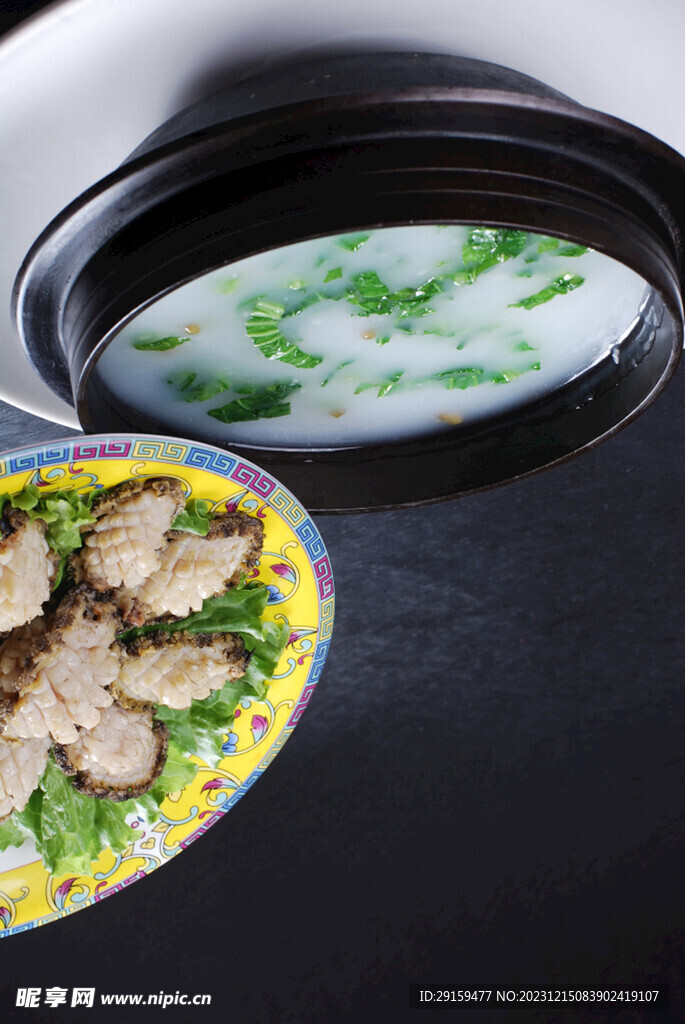 豆湯煮鮮鮑
