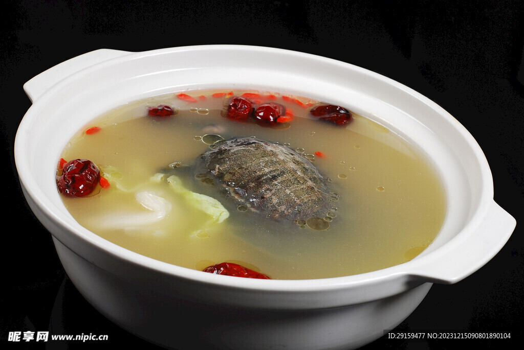 藥材燉甲魚
