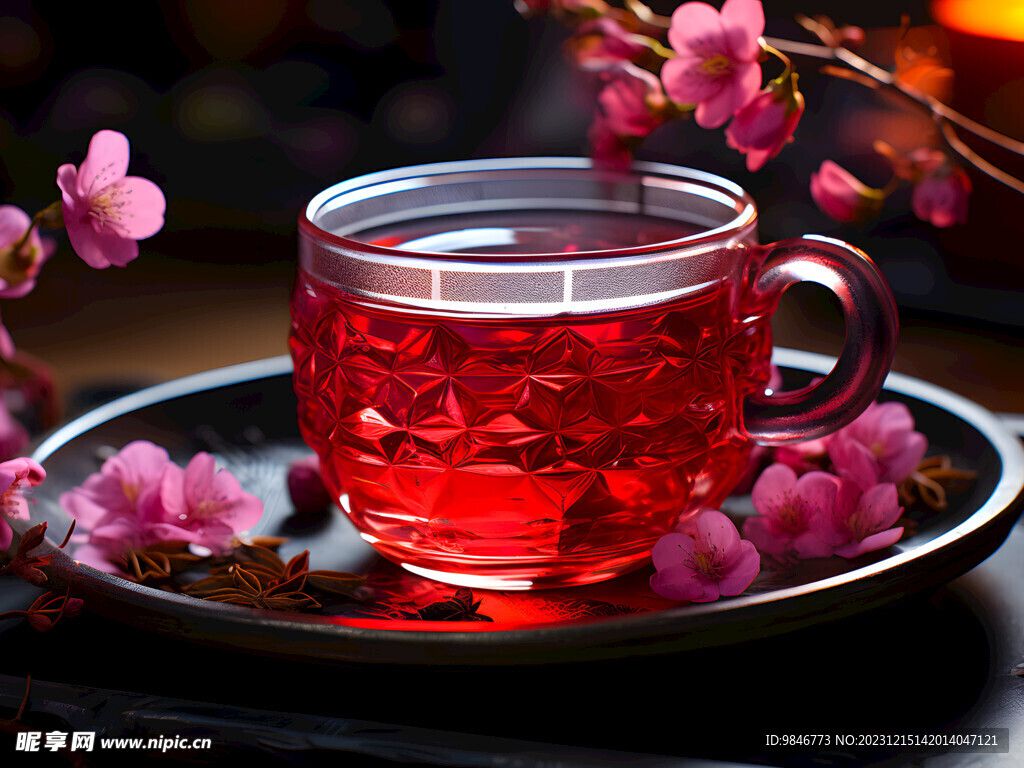 桃花红茶