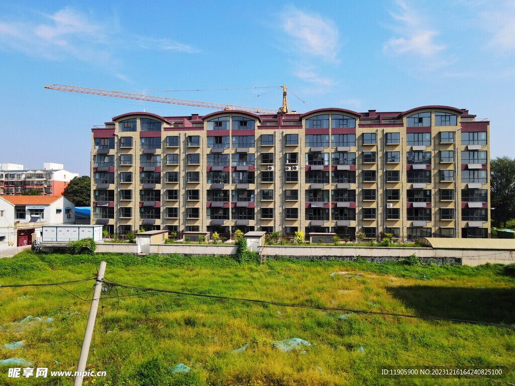 館陶縣陶山新區(qū)紫御首府航拍