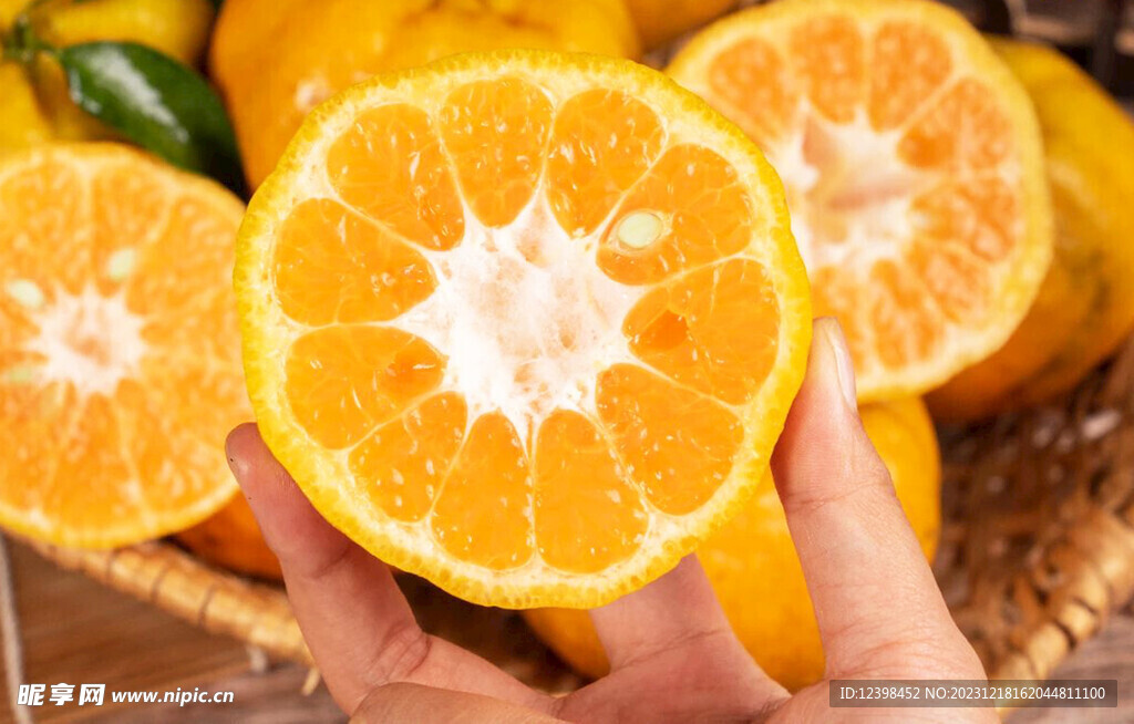 新鲜椪柑橘子